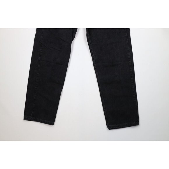 Vintage Y2K 2000 Levis 550 Mens 29x30 Faded Relaxed Fit Denim Jeans Black Cotton - Picture 4 of 14